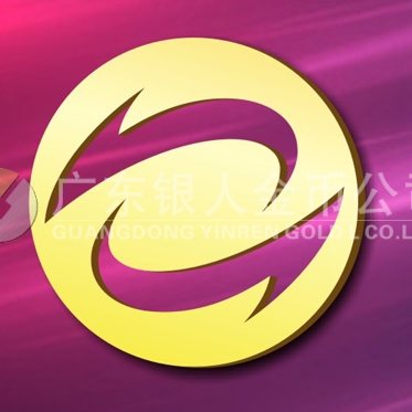 2015年3月定制　中經(jīng)萬達純金徽章定制、千足金徽章定制