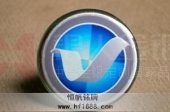 廣州橡膠企業(yè)公司徽章,金屬滴膠徽章