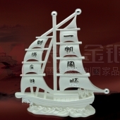 財(cái)源廣進(jìn)純銀禮品定做定購(gòu)、財(cái)源廣進(jìn)純銀工藝品擺件
