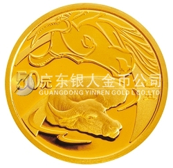2009中國(guó)己丑（牛）年1/10盎司精制金幣