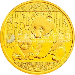 2012版熊貓金銀紀(jì)念幣1/2盎司圓形金質(zhì)紀(jì)念幣