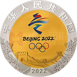 第24屆冬季奧林匹克運(yùn)動(dòng)會(huì)金銀紀(jì)念幣（第1組）30克金12克銀圓形雙金屬紀(jì)念幣