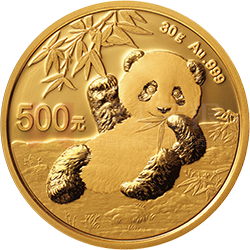 2020版熊貓金銀紀(jì)念幣30克圓形金質(zhì)紀(jì)念幣